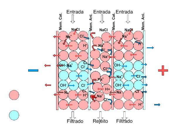 Célula de Eletrodeionização