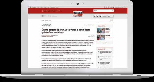 ITATIAIA DIGITAL PORTAL Em 2017, houve uma reestruturação total do site da Itatiaia, que passou a ser um portal completamente dinâmico.