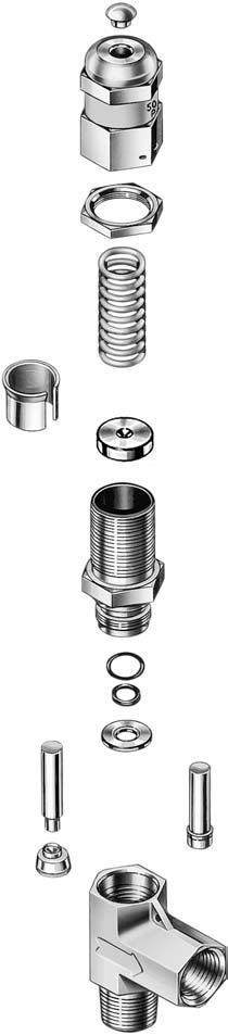 4 Válvulas de Alívio Proporcional Materiais de Construção (somente) 6 12 13 14 15 e 9 1 11 1 2 5 7 4 8 3 (somente) 19 19 (somente) 6 e 12 8 16 17 18