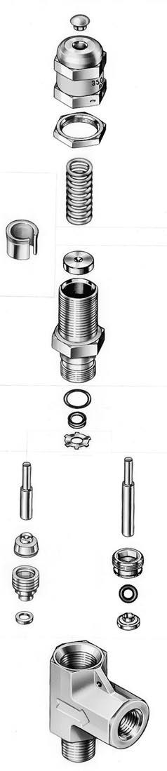 Fluorcarbono FKM 18 Inserto Aço Inox 316/A479 19 Corpo Aço Inox 316/A182 Lubrificante Filme seco e pasta de bissulfeto de molibdênio; base de