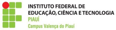 CIÊNCIA E TECNOLOGIA DO PIAUÍ IFPI CAMPUS VALENÇA DO PIAUÍ Avenida Joaquim Manoel, S/N, Novo Horizonte,