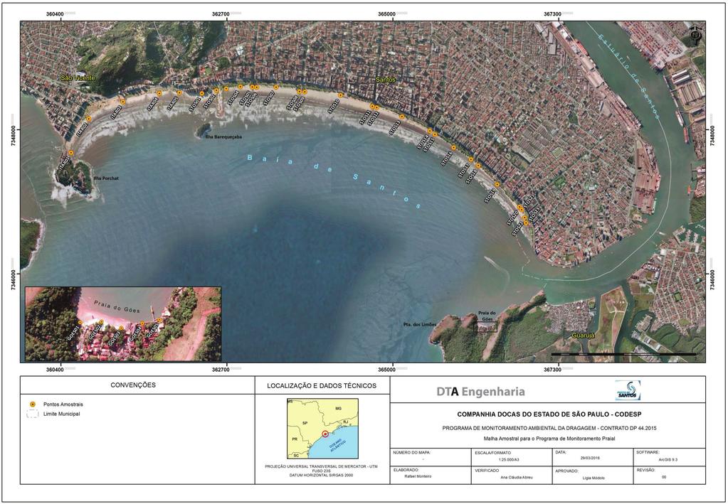 Figura 5-1: Malha Amostral do Programa do