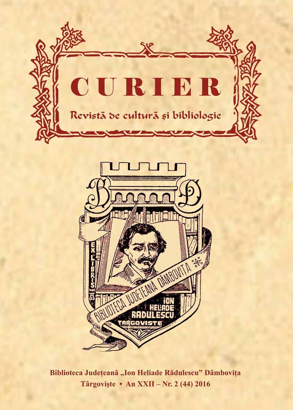 Biblioteca Judeteanã, Ion Heliade Rãdulescu Dâmbovita, CUPRINS - PDF Free  Download