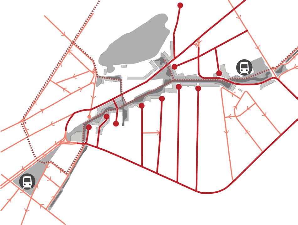 A ciclovia, integrada ao projeto de ciclovias da prefeitura, interliga as duas estações de metrô