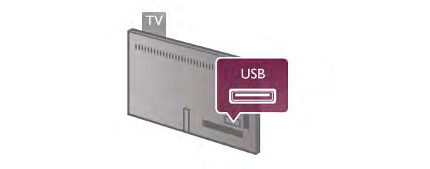 Seleccione Definições de TV > Definições gerais > Rato e teclado USB > Definições do teclado e prima OK. 2 - Ligue o disco rígido USB e o televisor.