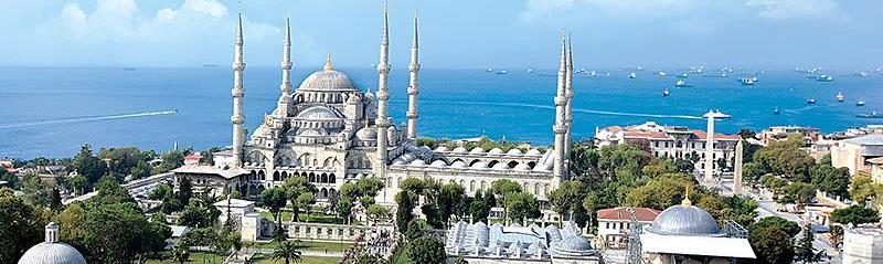 Visita da Catedral de Santa Sofia, da Cisterna bizantina, do Museu de Arte Turca e Islâmica e da Mesquita Azul.