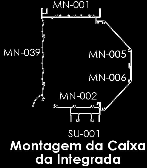 MN-002, MN-023, SU- 001 e LG-044 e recolhedor