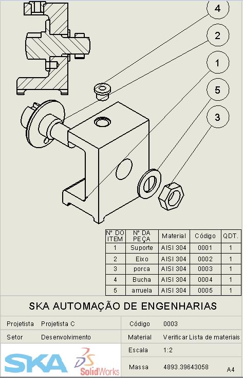 - Detalhamento de Conjunto; - Anotações; -