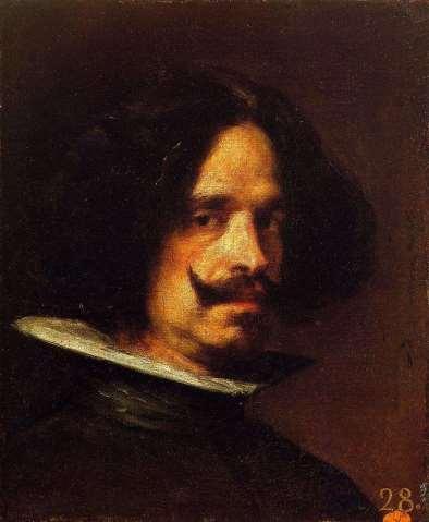 Barroco Espanhol Diego Velázquez: Retratou pessoas comuns e da corte; Uso de intenso da técnica do claro e