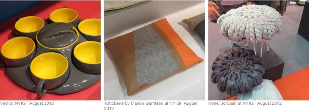 Cores: Escala de cinza - Os travesseiros da Ferm s Living apresentam escalas de cinza com estampas geométricas de cor laranja; - As