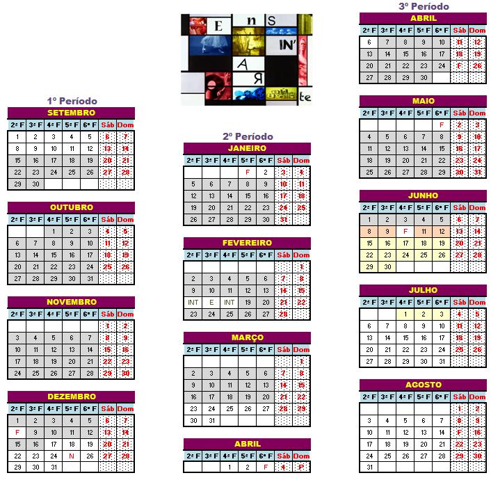 Calendário escolar 2014-2015 1º período 15 de Setembro a 16 de dezembro de 2014 2º período 5 de janeiro a 20 de março de 2015 (interrupção do Carnaval: 16,17 e 18 de fevereiro) Semana Aberta: 18, 19
