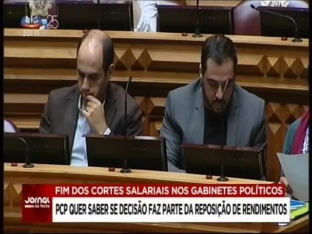 Magalhães, CDS; João Oliveira, PCP; Pedro Filipe Soares, BE; Pedro Delgado Alves, PS.