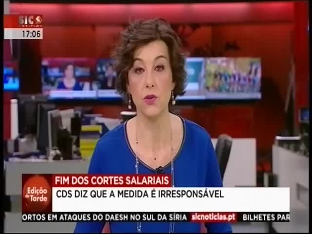 A31 SIC Notícias Duração: 00:01:32 OCS: SIC Notícias - Edição