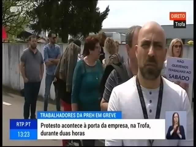 Trabalhadores da Preh em greve http://www.pt.