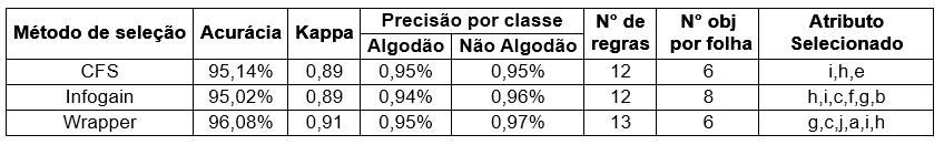 37 acurácia, coeficiente Kappa e precisão por classe, calculadas a partir da matriz de confusão (HAN et al., 2012).