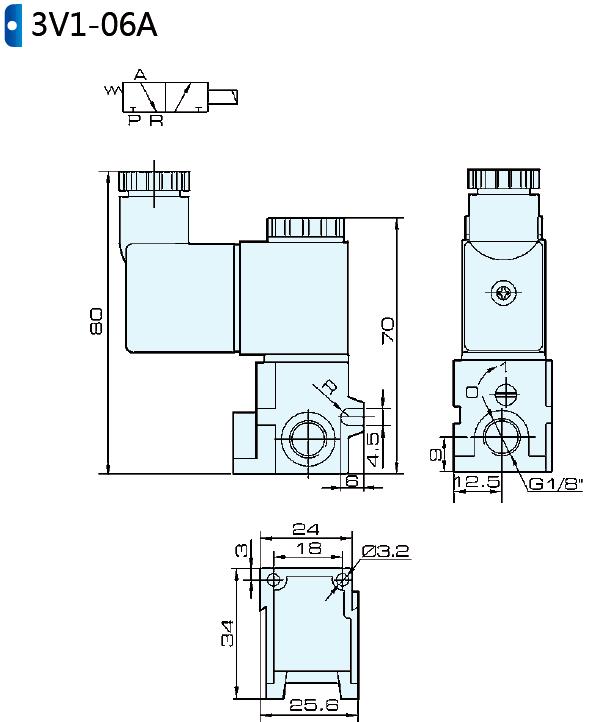 ESCAPE 1/8" AR FILTRADO (40 μm) PRESSÃO 0,15 ~ 0,8 Mpa PRESSÃO