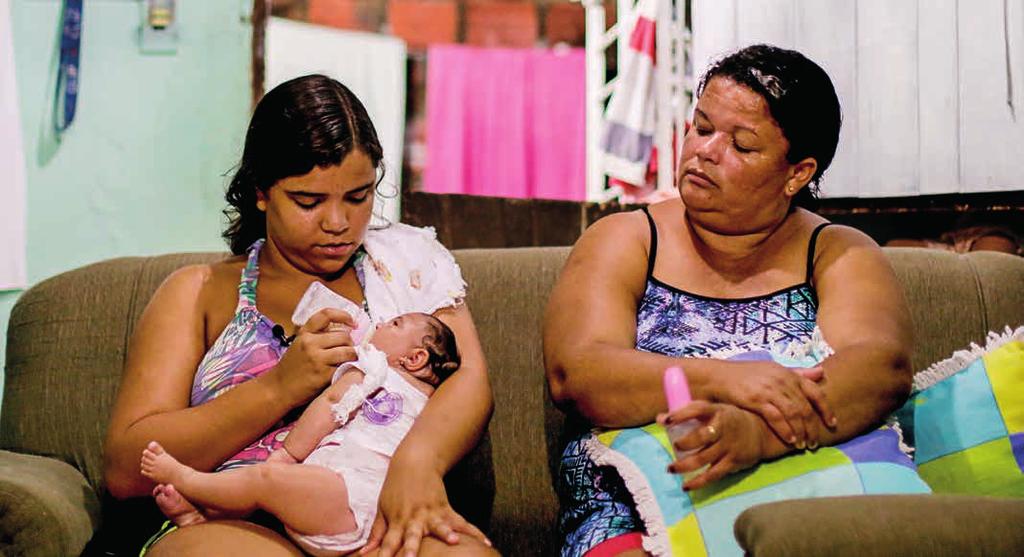 As mães foram orientadas para realizar, em casa, o processo de estimulação do desenvolvimento das crianças FOTO: UNICEF/BRZ/UESLEI MARCELINO disso, como centro II, passa a atender não só Recife mas