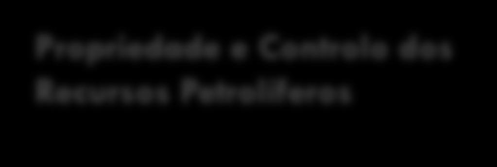 Prpriedade e Cntrl ds Recurss Petrlífers Os recurss petrlífers enquant recurss naturais situads n sl e n subsl, nas águas interires, n mar territrial, na platafrma cntinental e na zna ecnmica