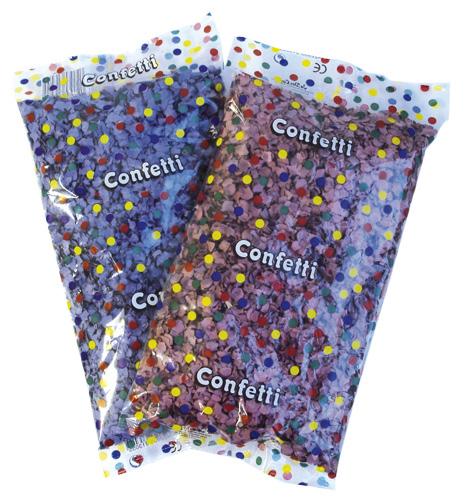 CONFETIS Sacos com confetis, com 90 g (aproximado). COR U.M.V. NA COMPRA 20-50 UNI.