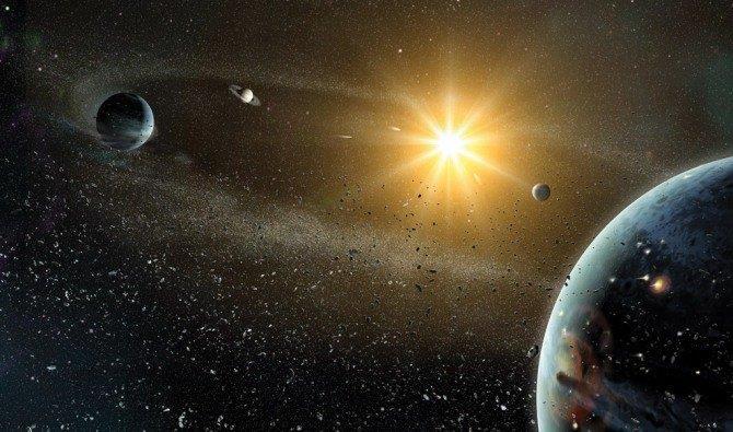 Planetas anões Planeta anão é um corpo celeste menor que um planeta, que também orbita em torno do Sol.