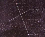 Cruzeiro do Sul A constelação do Cruzeiro do Sul é formada por 5 estrelas. A estrela de Magalhães fica voltada sempre para o Sul.