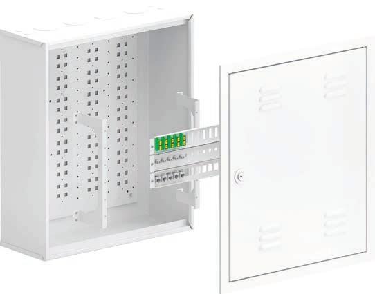 0010126 PAINEL RAQUITED 19 VAZIO S/ PRAT P/ FO48 1U 485X43 Painel vazio para 24 adaptadores duplos SC/APC (cód.0023513), sem prateleira.