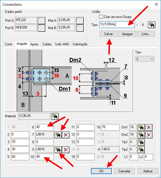 10, digite o nome TUTORIAL e com a