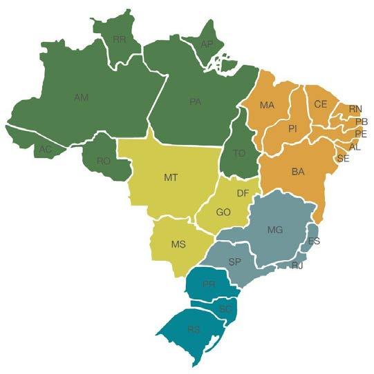 01. PERFIL DA AMOSTRA (em %) A amostra foi distribuída de modo a representar a população brasileira.