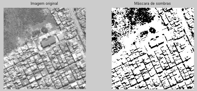 O método proposto 60 4.1.4.1 Eliminação de segmentos situados em regiões de sombra Os segmentos em regiões de sombra são identificados criando-se uma máscara de sombras.