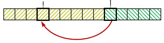 Procedimento Pascal: procedure fundir (a, b, c, d : integer); var i, j, k : integer; aux : elemento; begin