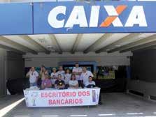 A avaliação é do presidente do Sindicato dos Bancários de Goiás, Sergio Luiz da Costa, acrescentando que foi um movimento responsável que mostrou aos patrões o alto nível de cons- Escritórios ficaram