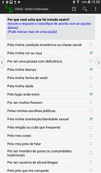 VII.4. Caixas de Seleção (quadradas) Quando aparecerem caixas de seleção com quadrados você pode selecionar uma, várias, ou nenhuma delas.