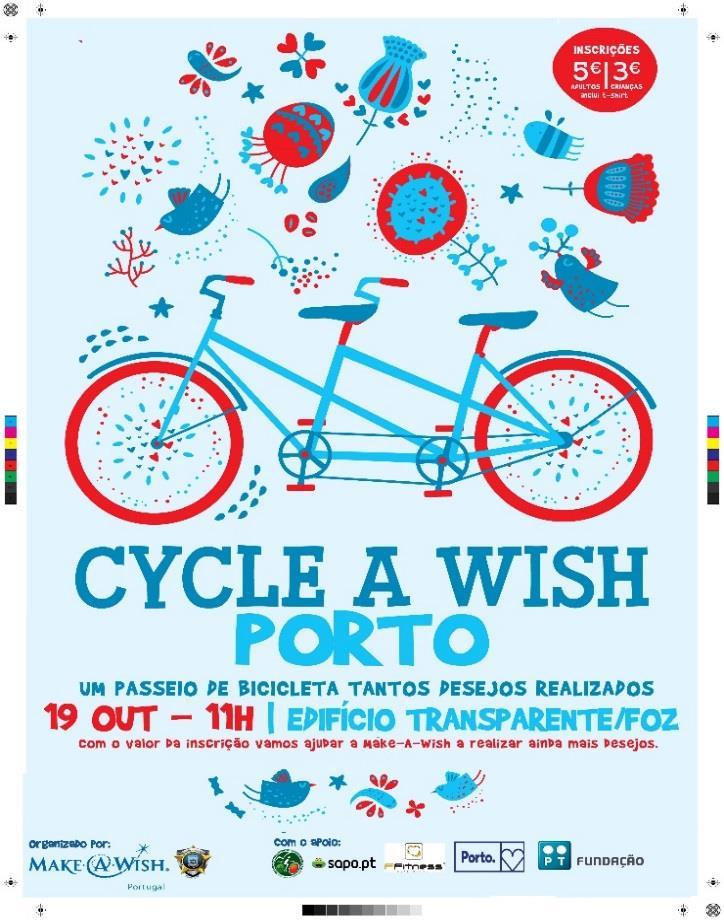 A ASPP/PSP através do seu Gabinete Desportivo apoia e promove a iniciativa solidária. CYCLE-A-WISH PORTO 19 de Outubro O Cycle-A-Wish está de volta mas desta vez na cidade do Porto.