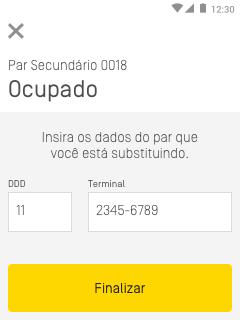 ATUALIZAÇÃO DE FACILIDADES Ao atualizar o par através da lupa, o