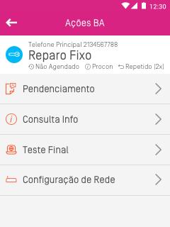 Passo a passo para pendenciamento Resultados de acordo com possibilidades do BA Fora do horário de