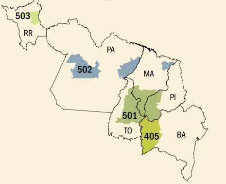 Posicionamento comercial BRS 9180IPRO REGIÕES EDAFOCLIMÁTICAS DE