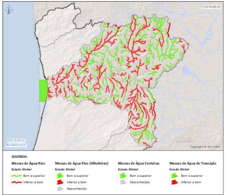 Avaliação Ambiental Estratégia Plano de Gestão de Região Hidrográfica do Douro (RH3) Plano de Gestão dos Riscos de Inundações (RH3) Objeto de Avaliação Nas figuras seguintes (Figura 4.3 e Figura 4.