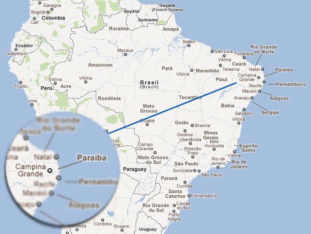 3.1 Caracterização da área de estudo A área escolhida para este estudo está inserida em Campina Grande, segunda maior cidade do estado da Paraíba (Figura 3.