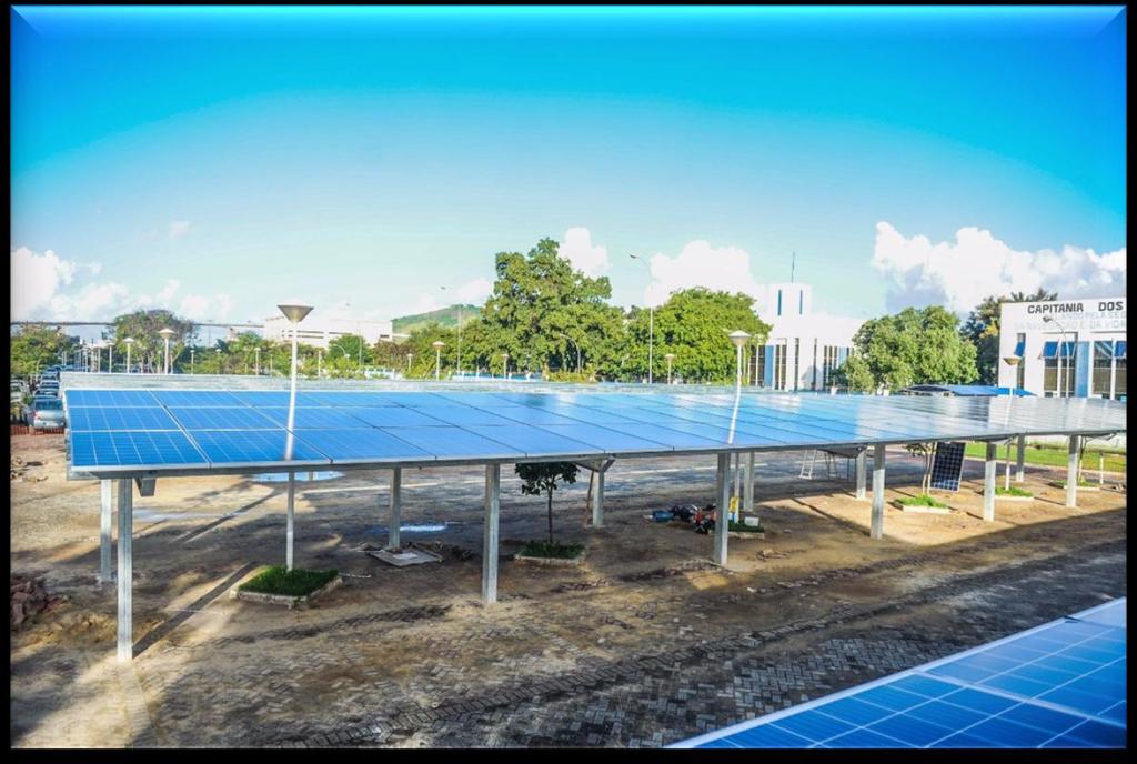 3 Área de Estacionamento como Usina de Energia Solar Serão instaladas 540 placas solares em uma área de mil metros quadrados.