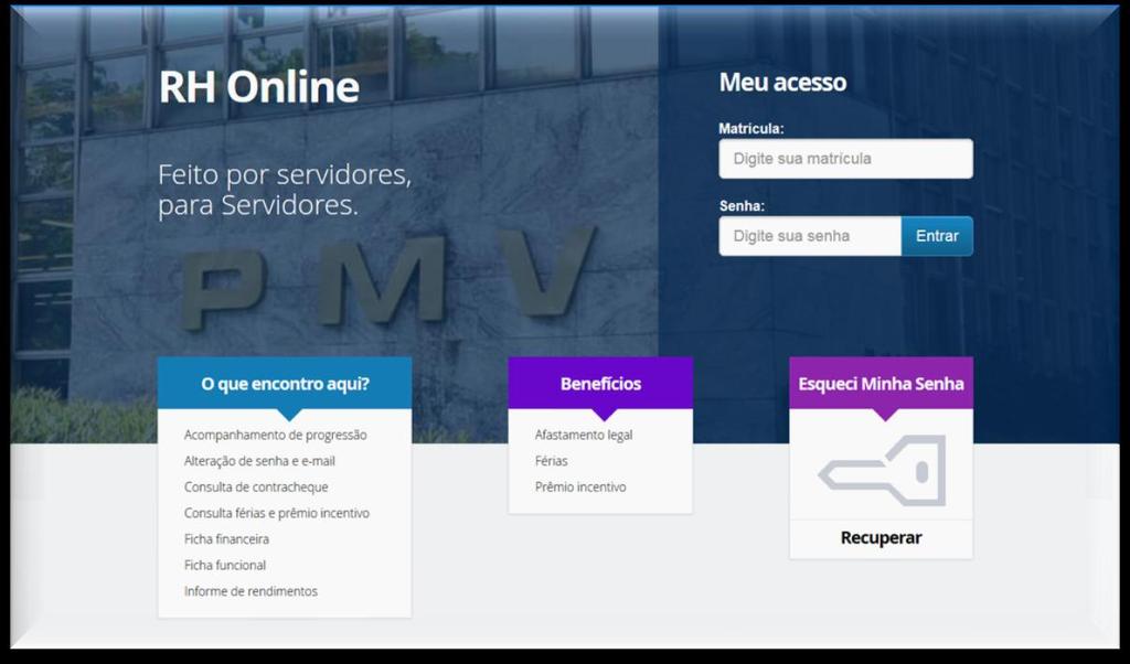 8 RH Online Novo sistema oferece uma comunicação mais amigável e novos serviços, gerando