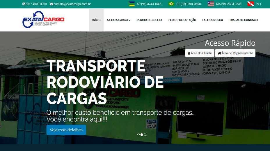 acompanhamento de cargas online para todos nossos clientes, e