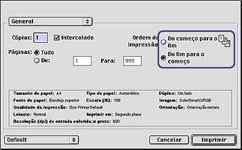 6 Dicas de impressão Poupe tempo Defina a ordem na qual as páginas do documento serão impressas. Poupe dinheiro Imprima um documento dupla-face. Imprima várias páginas em uma única folha de papel.