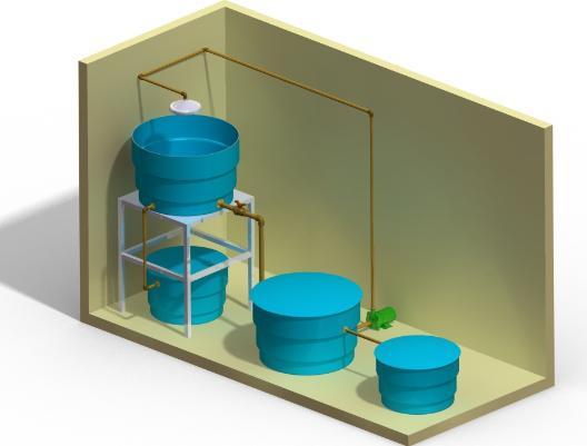84 Figura 38. Aspectos construtivos em 3D da planta piloto de biolixiviação. Fonte: Colling, 2012. Figura 39.