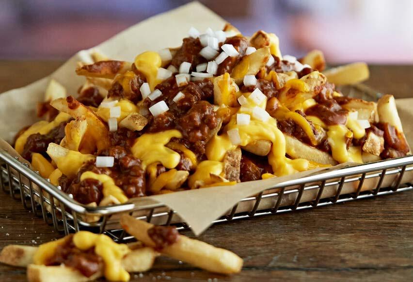 starters Chilli Cheese Fries $23,90 $29,90 $29,90 American Fries Clássicas, crocantes e saborosas.