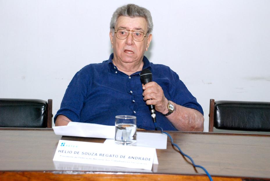 segurança aos aposentados Hélio Regato, presidente da Federação de Trabalhadores