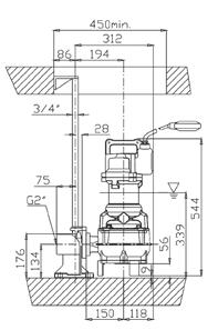 para trabalhar em regime contínuo (classe S1) e aptos a bombear efluentes com sólidos em suspensão até 90 mm (esta versão está disponível até 100 mm de passagem de sólidos).