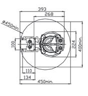 MATERIAIS DE CONSTRUÇÃO Corpo da bomba: Ferro fundido GG25 Impulsor: Ferro fundido GG25+NI Veio: Aço Inox AISI 420B Empanque: Mecânico silício de carbono/ silício de carbono.