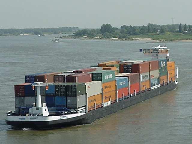 Embarcação ão-tipo porta-contêiner 510TEU