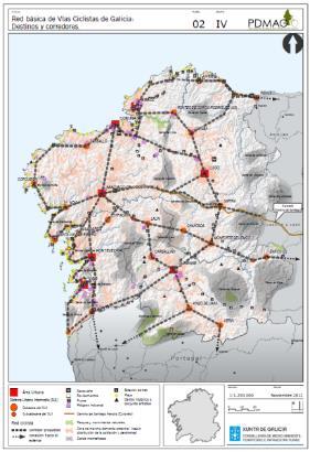 sinalização de rotas transfronteiriças, incluindo propostas de sinalização e interpretação dos principais nós de