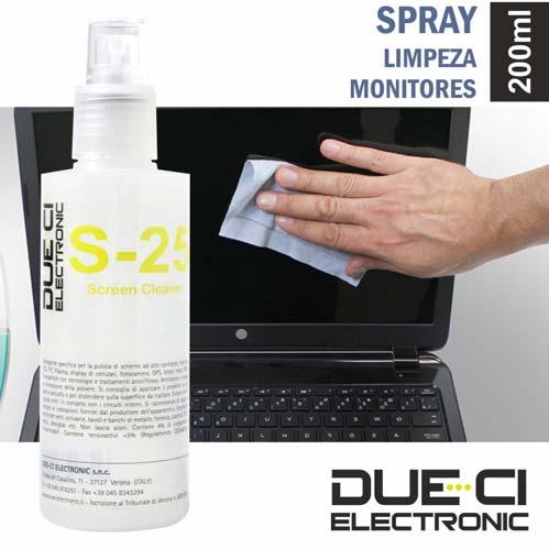 8012528017974 - Limpeza de Monitores c/ 200ml - Detergente especifico p/ limpeza de Ecrâs, monitores TFT, LCD, Plasmas, Telemóveis, etc - Compatível com tratamentos e tecnologias Anti-Encadeamentos.